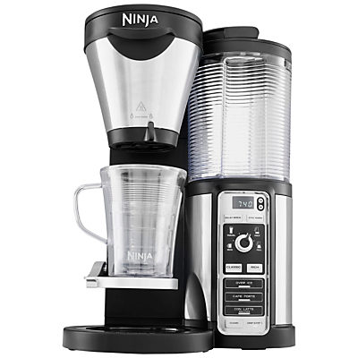 Ninja Coffee Bar CF060UK Auto-iQ Brewer with Glass Carafe, Brushed Stainless Steel